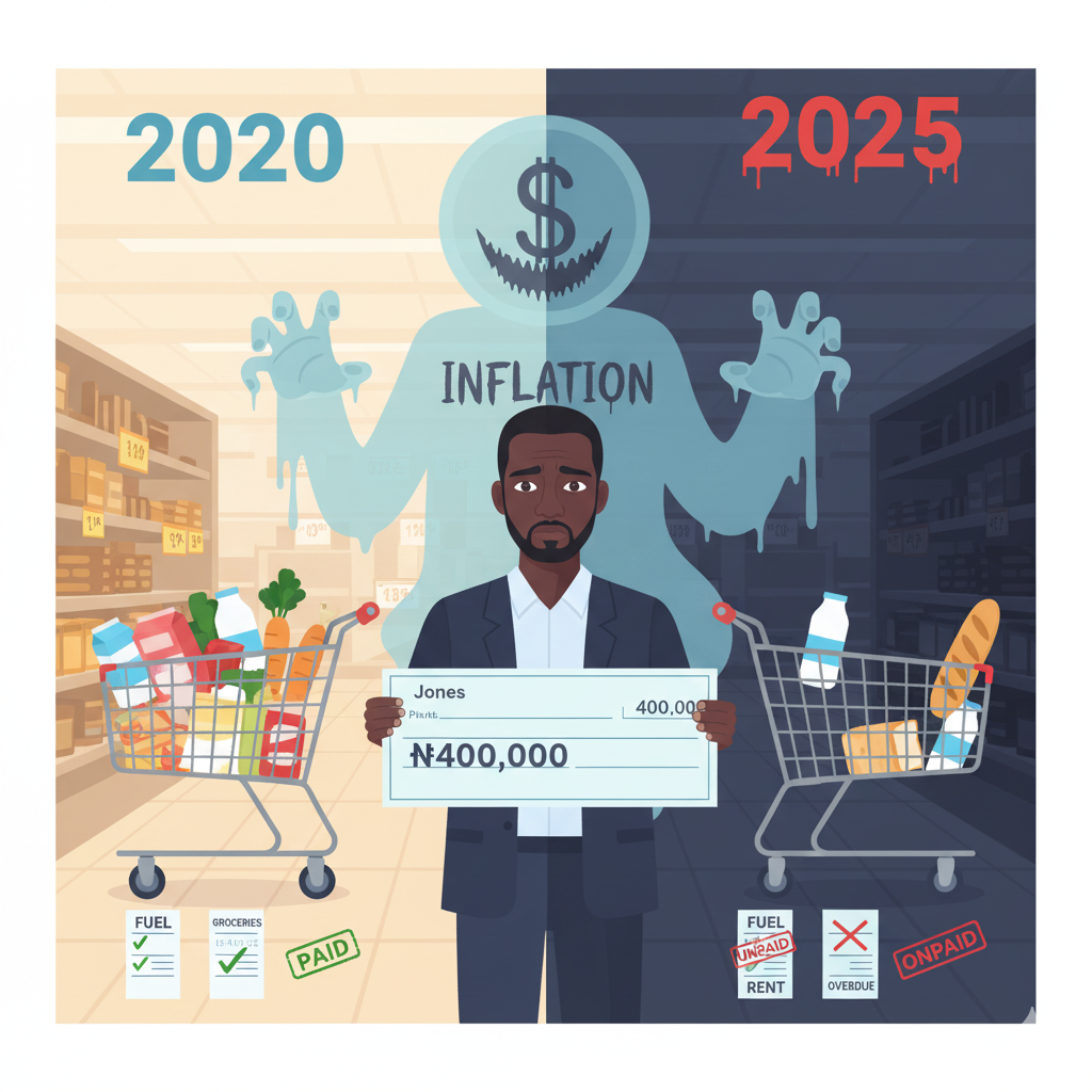 Inflation reduces purchasing power