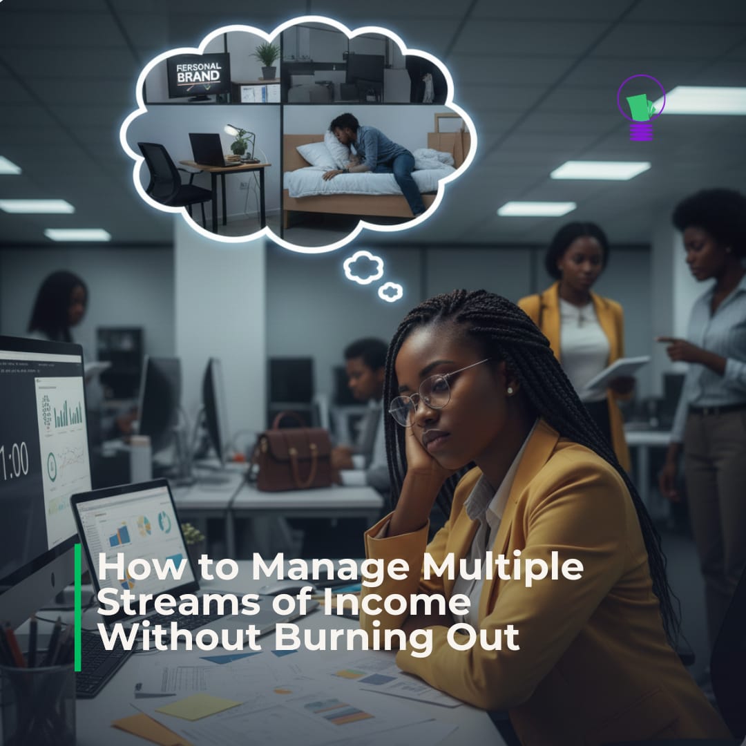 how to manage multiple streams of income without burnout